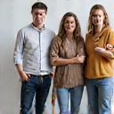 Satisfied family portrait